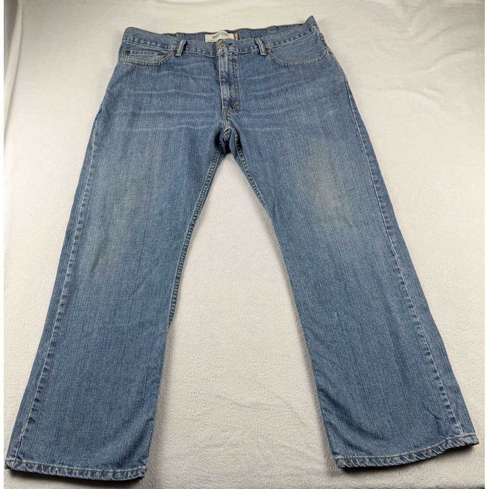 Levis 527 Jeans Mens 38x30 Blue Bootcut Mid Rise Light Wash Denim